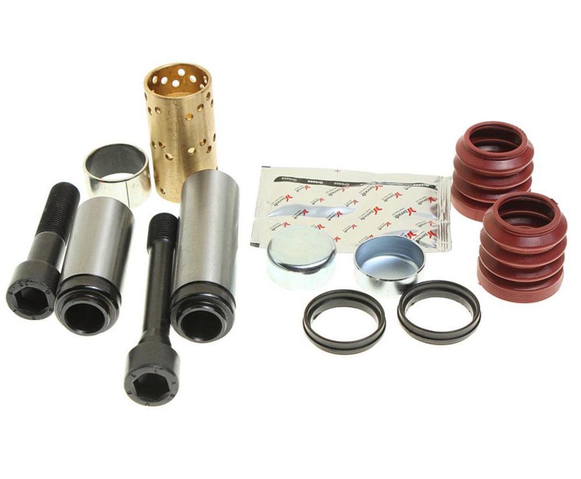 Ремкомплект суппорта валдай к001928. Рмк направляющих суппорта кнорр. Ремкомплект суппорта knorr sn6. Направляющие кнор. Р/к направляющих суппорта knorr.